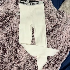 ribbed romance leggings